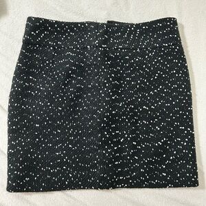 Vintage Black tweed mini skirt